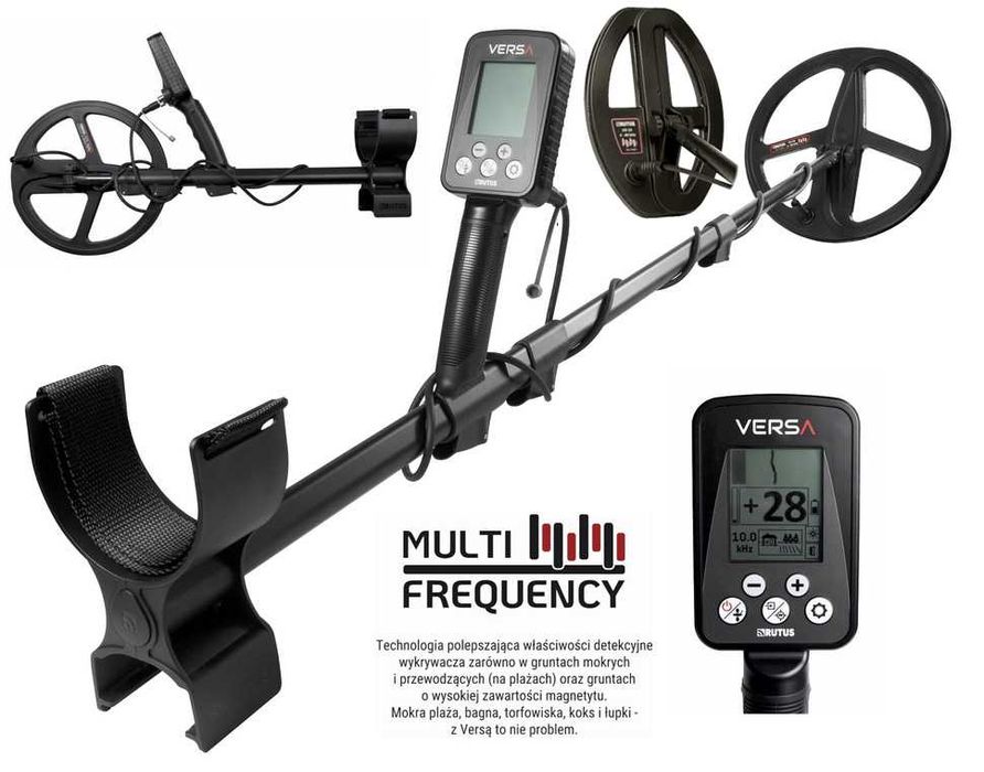 Black Friday -Wykrywacz metali RUTUS VERSA 28 DD + cewka 24 DD