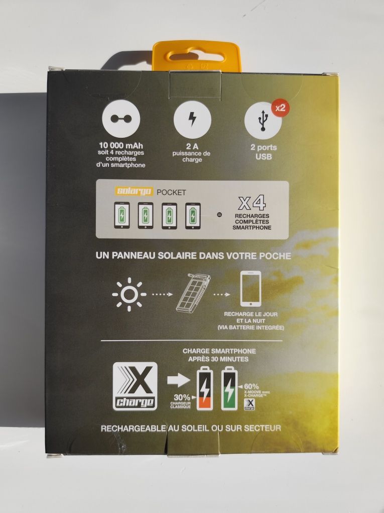 Powerbank solarny X-moowe Pocket 10 000