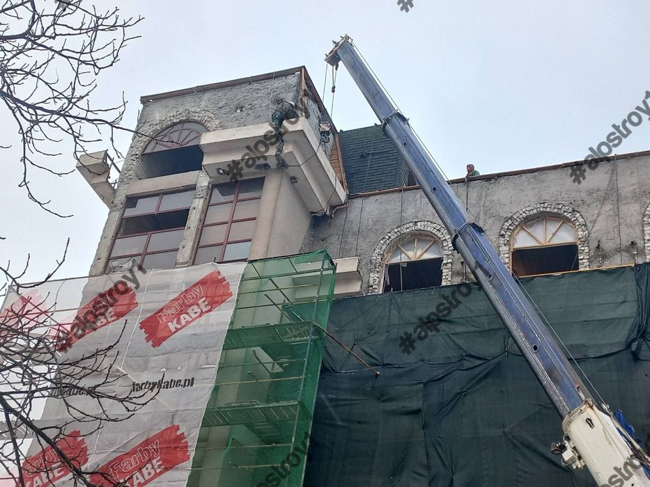 Демонтажные работы! Альпинисты! Разбор завалов!