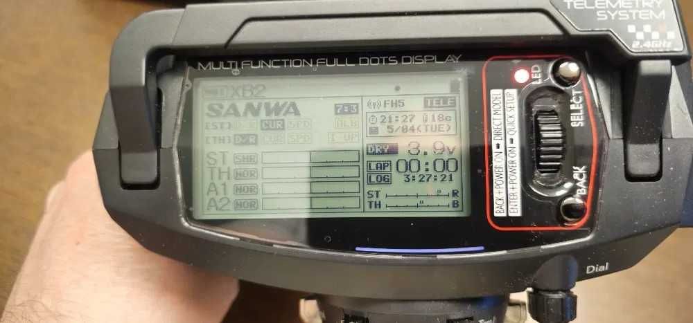 Пульт керування SANWA MT-5 2.4GHz FH5/FH5U + приймач RX-493i