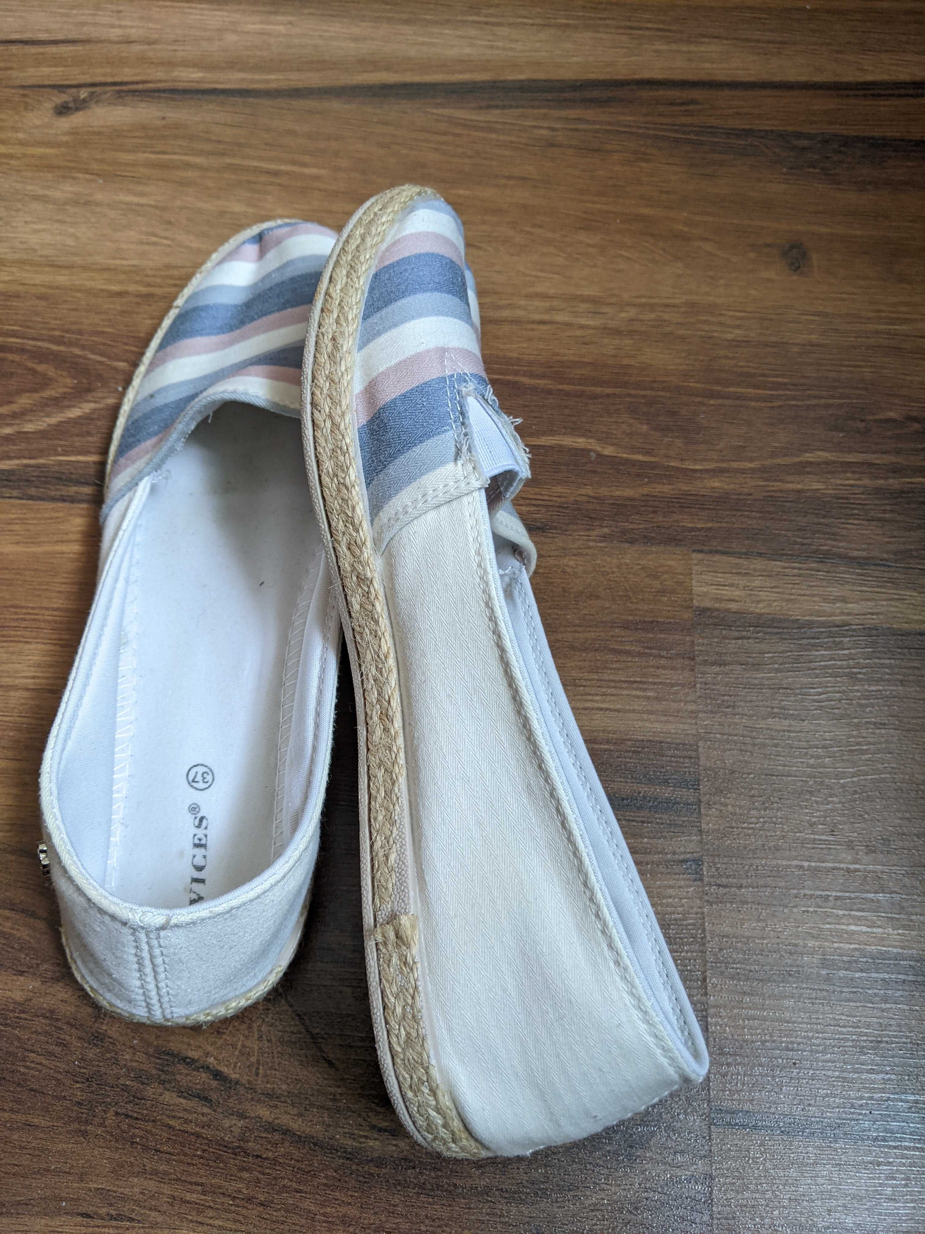 Buty na lato Espadryle rozmiar 37