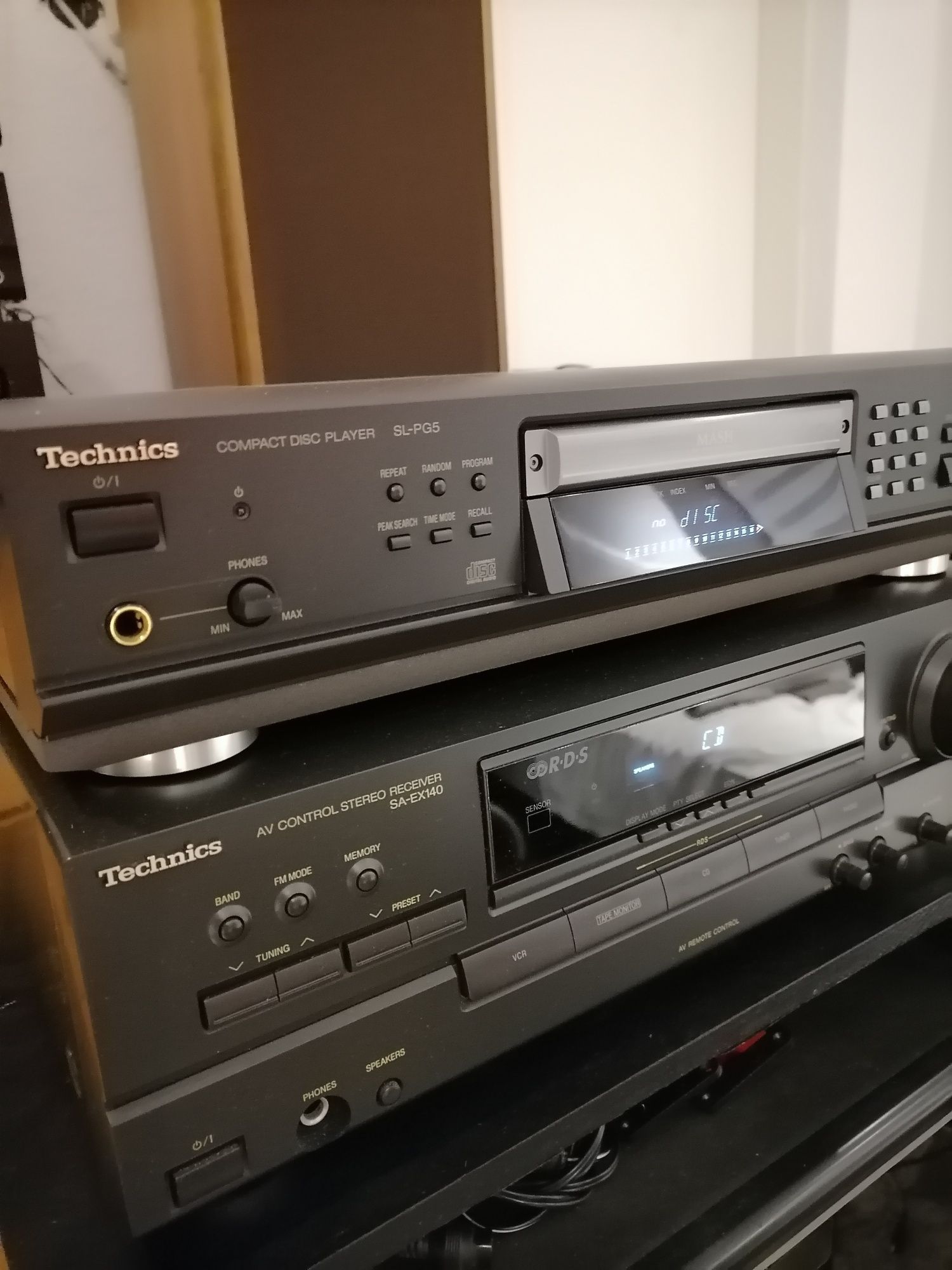 Reciver i cd Technics