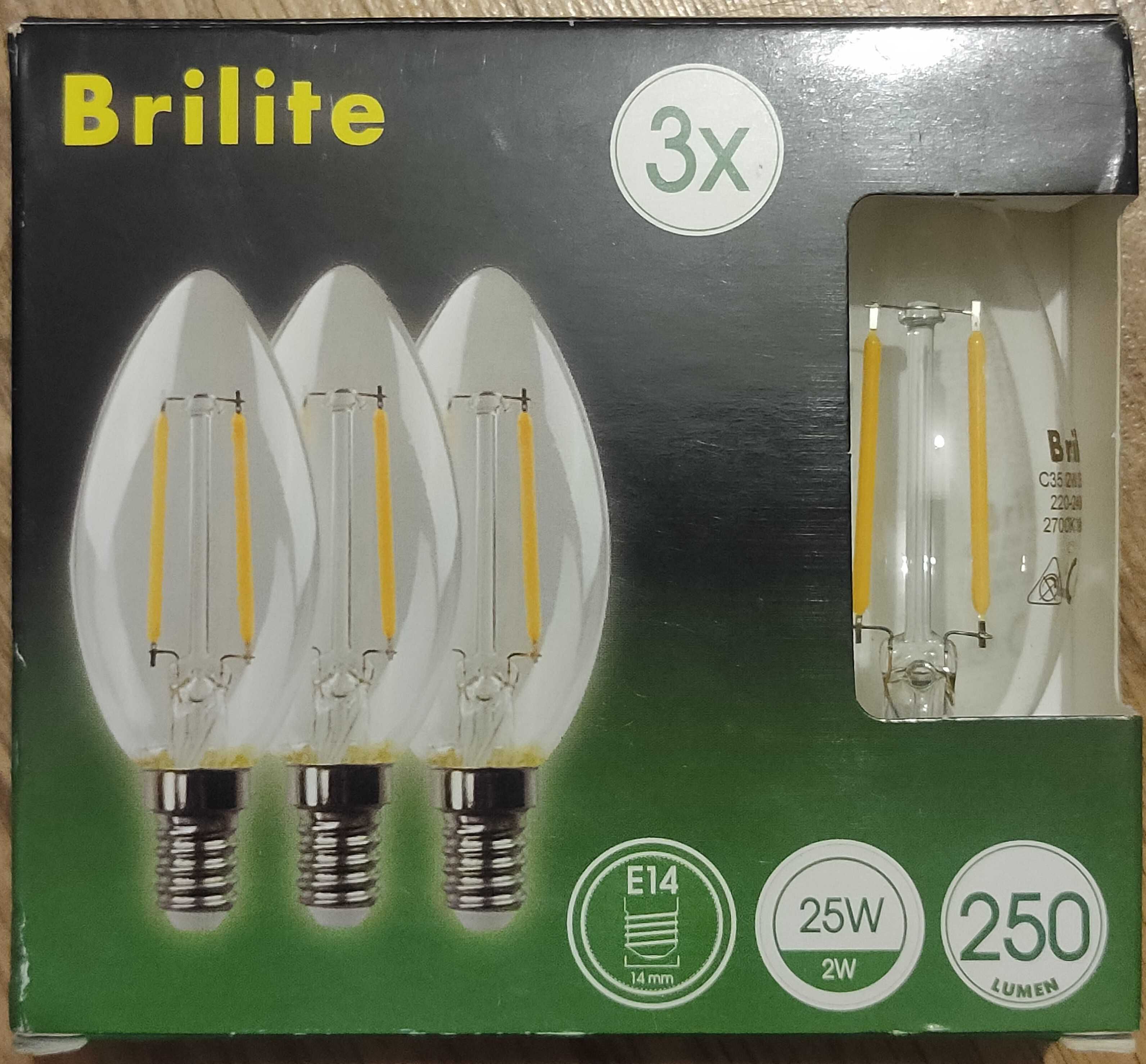 LED LAMP/2700K/BRILITE/Watt: 2 (25)/Socket: E14