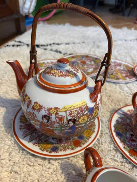 Conjunto /serviço de chá oriental