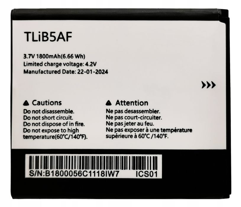 Bateria Tlib5Af Router Pasuje Do Alcatel Mw40 Orange Airbox Link Zone