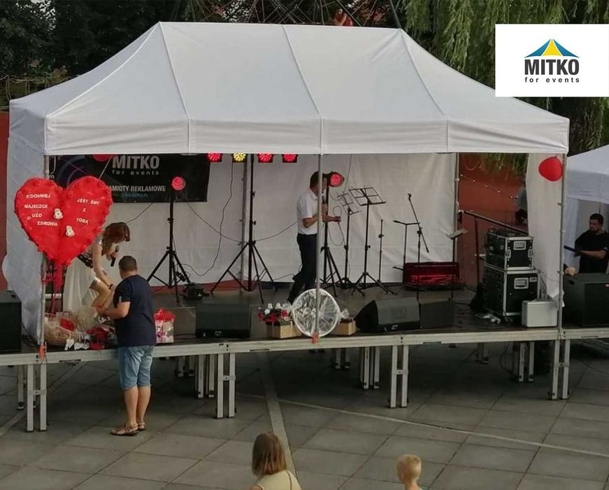 Wynajem namiotów ekspresowych Mitko – rozstaw w 60 sekund!