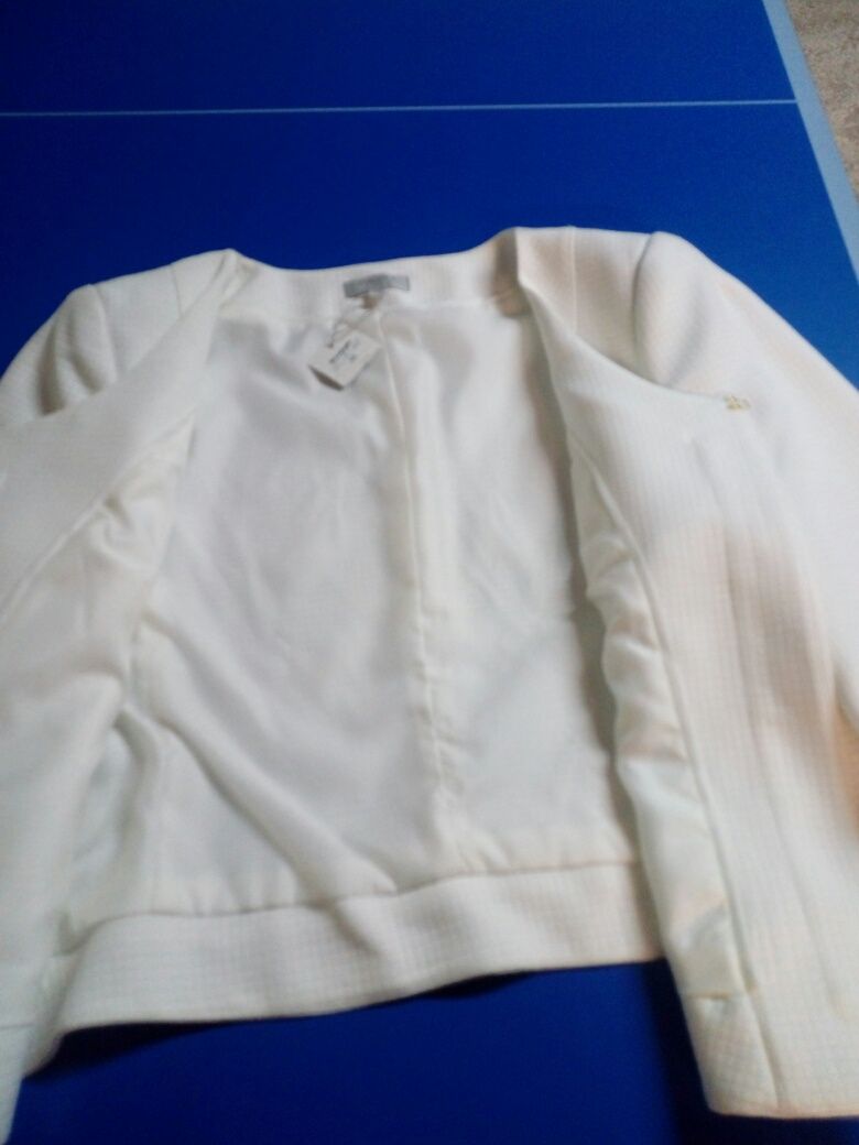 Blazer branco forrado Novo