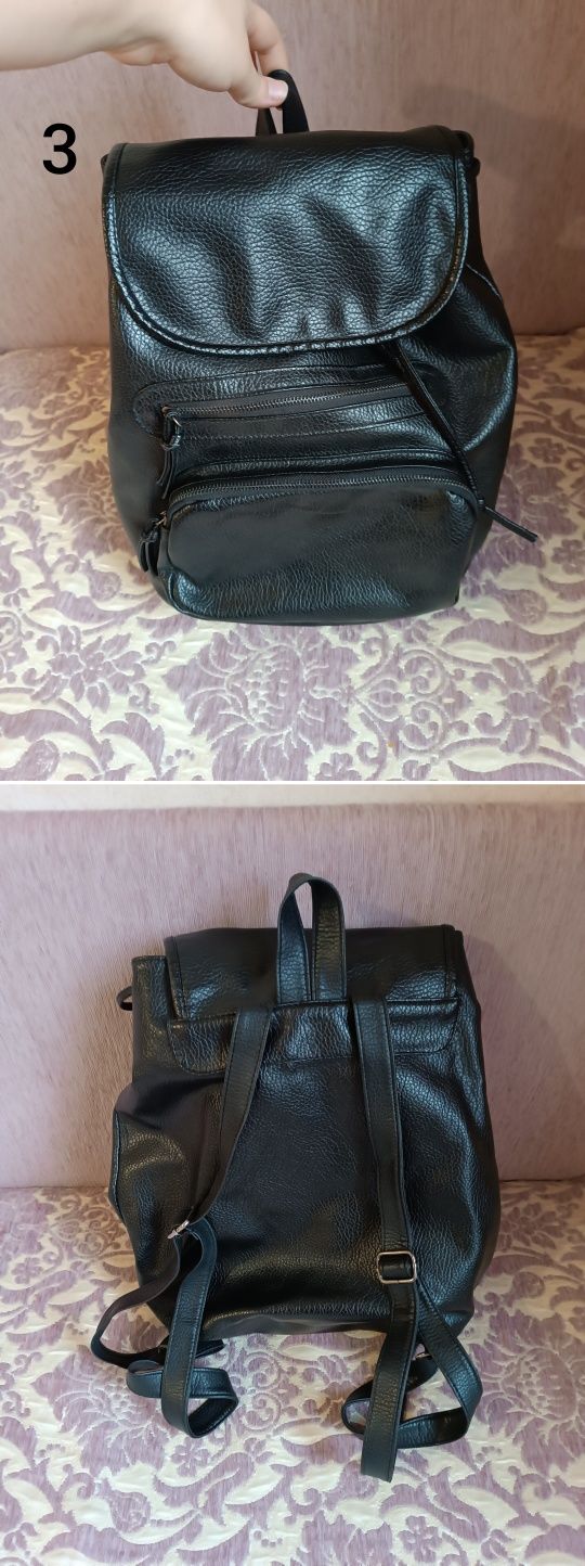 Продам жіночі сумки, рюкзак і клатч (нові і вживані)