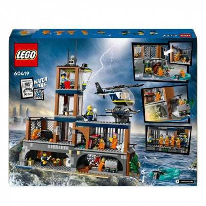 Конструктор LEGO City 60419 Полицейский остров-тюрьма (980 деталей)