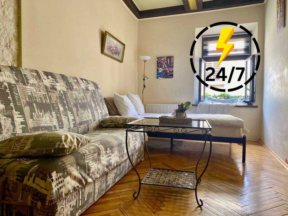 Квартира подобово центр   10 хв до ж д вокзалу Звітні документи