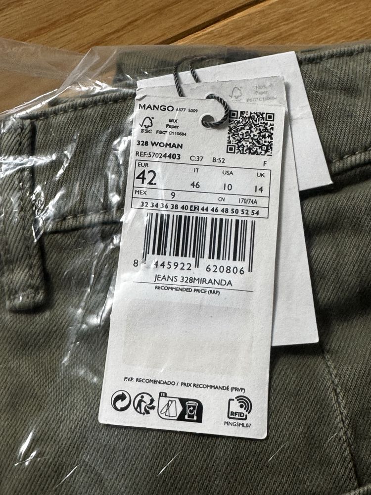 Spodnie cargo Mango, nowe z metką – idealne na safari