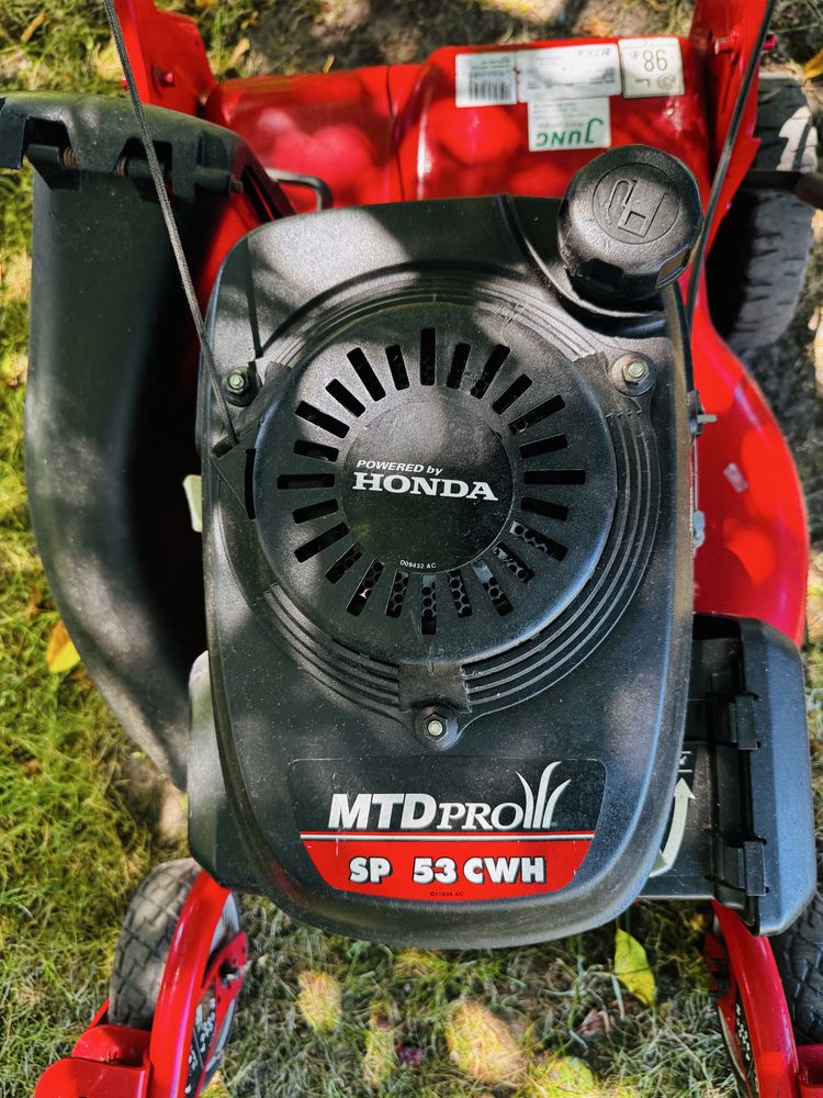 Kosiarka spalinowa MTD SP53 silnik Honda 5,5KM/mulczer/bez napędu/ładn