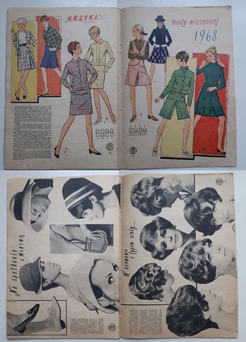 Żurnal Świat Mody nr 75 wiosna 1968