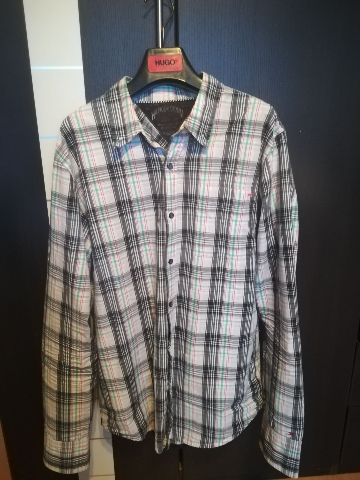 Tommy Hilfiger koszula w kratę XL 100% originał