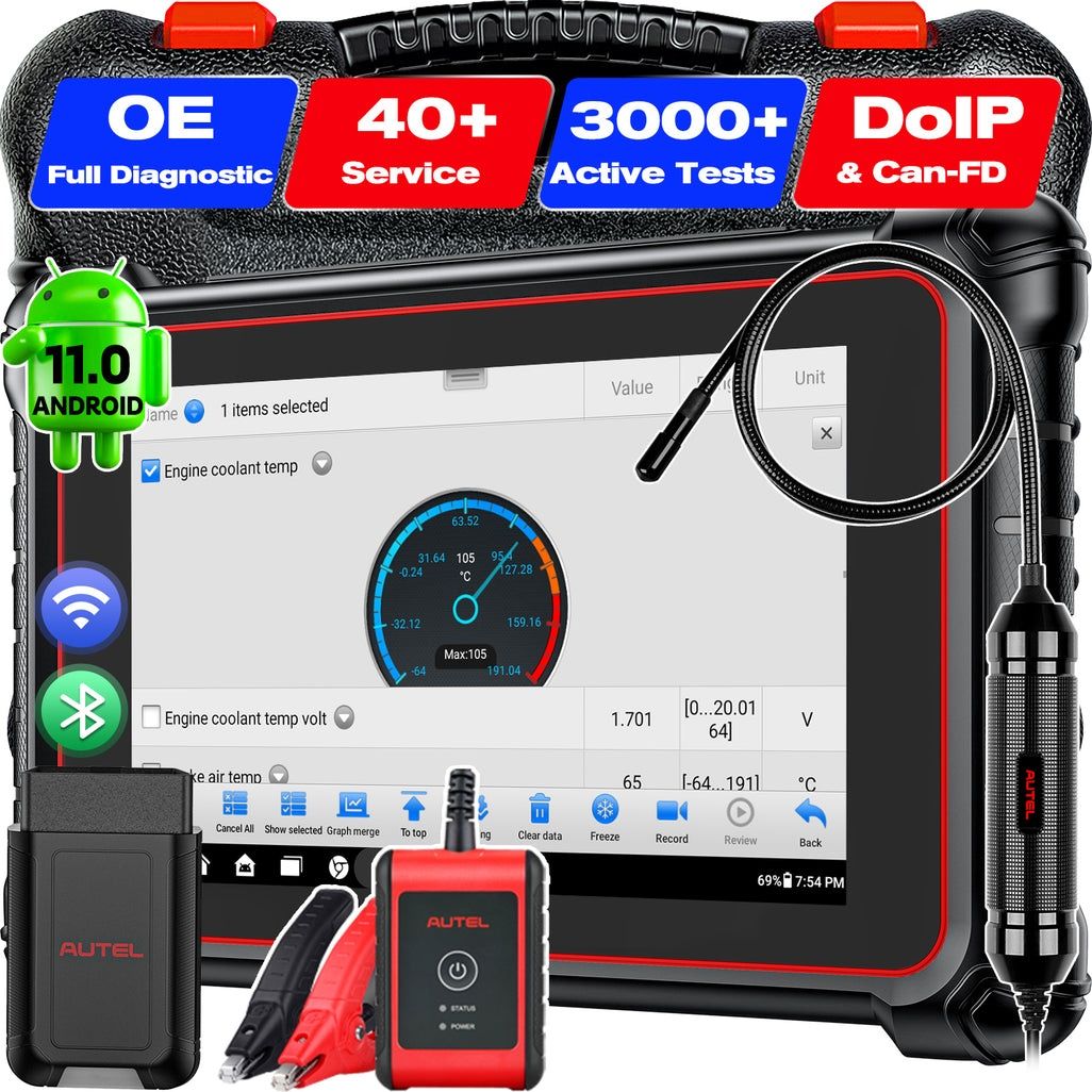 Autel Maxipro Scanner de diagnóstico sem fio MP900BT versão Bluetooth
