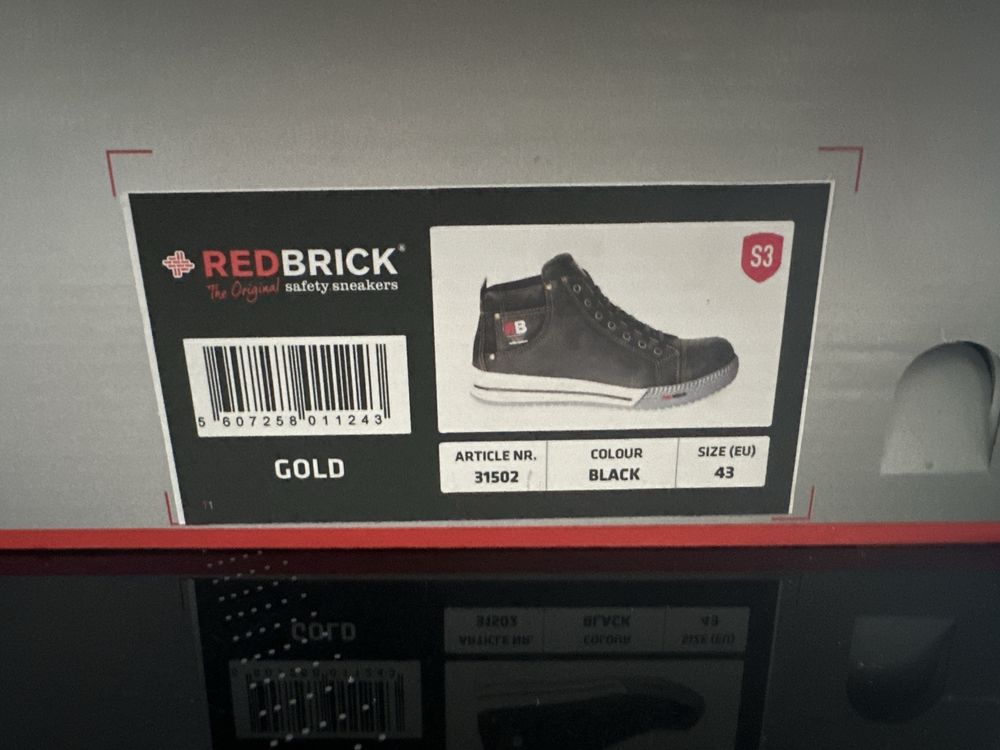Buty bhp ochronne red brick rozmiar 43