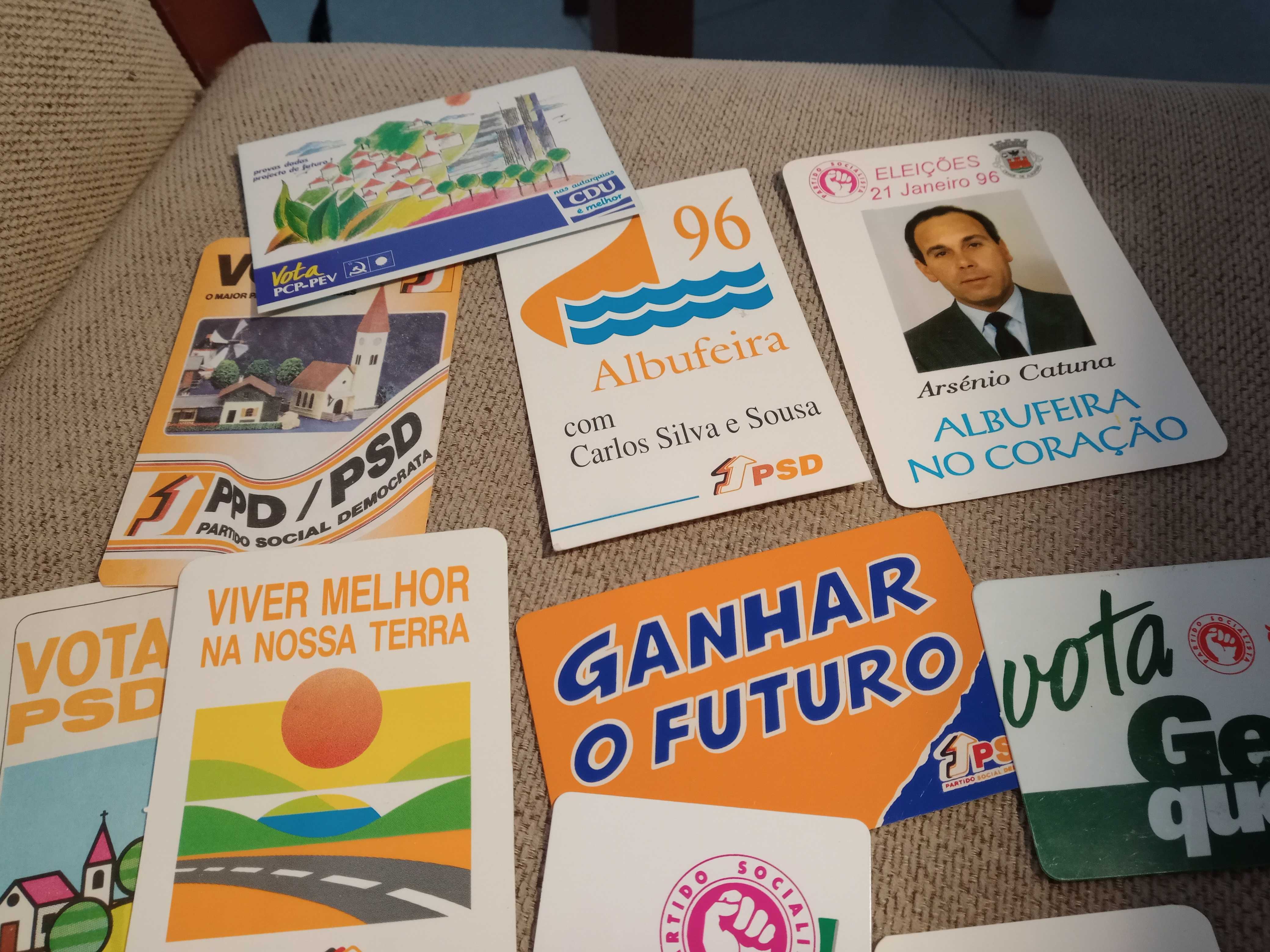 Calendários de Partidos e Campanhas Políticas PS PSD CDU