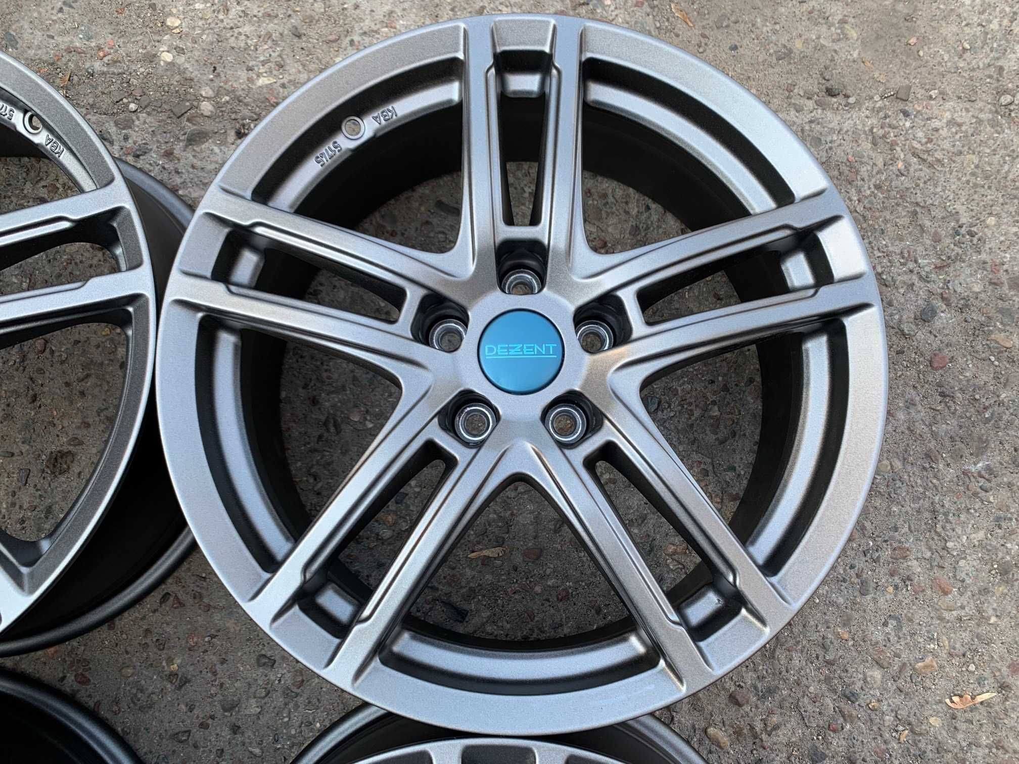 4x felga aluminiowa DEZENT TZ graphite 18"x7,5" rozstaw 5x114,3 ET 38
