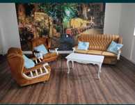 Tanio ! Sofa rozkładana + dwa fotele