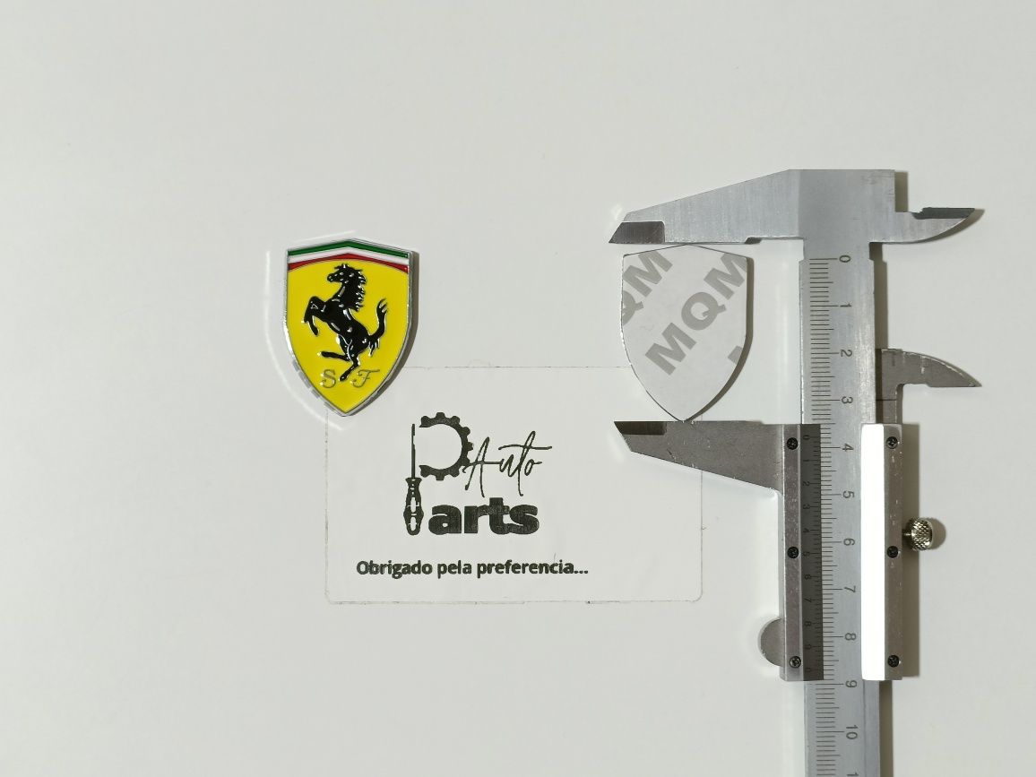 Emblemas símbolos logotipo Ferrari Capô/Guarda lamas