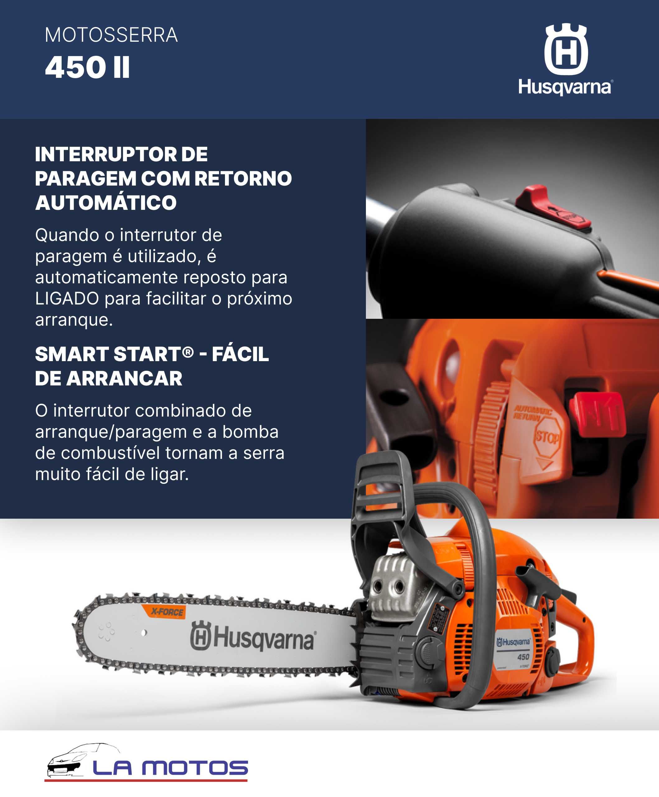 Motosserra Husqvarna 450 II New