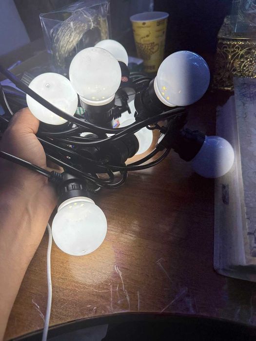 Гирлянда уличная РЕТРО Belt-Light Loft 10/5 3м/5м IP55 Уличная