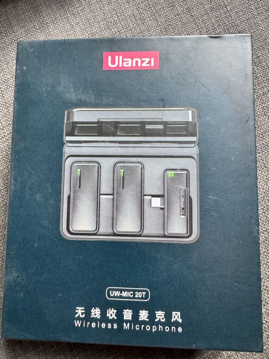 Zestaw bezprzewodowych mikrofonów krawatowych Ulanzi UW-MIC 20T
