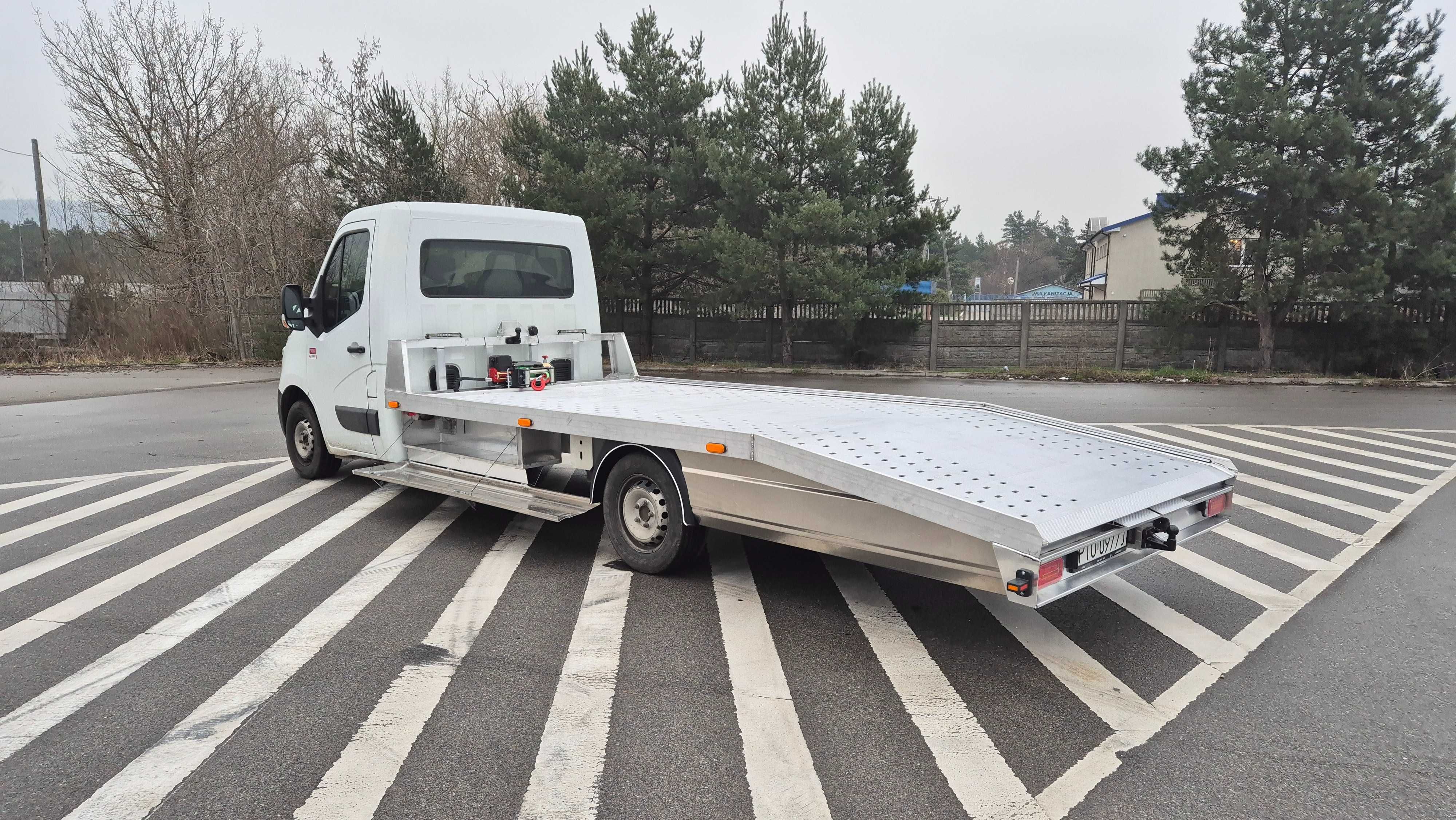 Master Movano Ducato Autolaweta Laweta Najazd Aluminiowa Panelowa