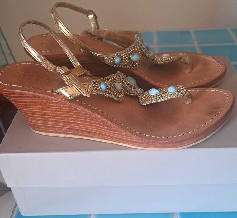 Sandálias "bijou"