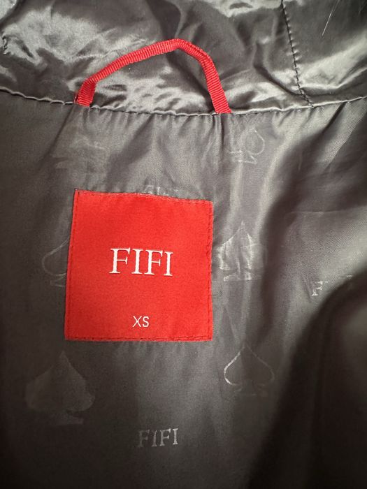 Tifi & fifi xs kurtka piekna szara futetko