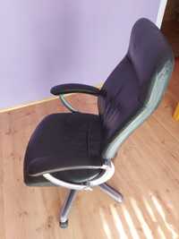 Fotel Biurowy Obrotowy Regulowany wysokość oparcie skóra krzesło