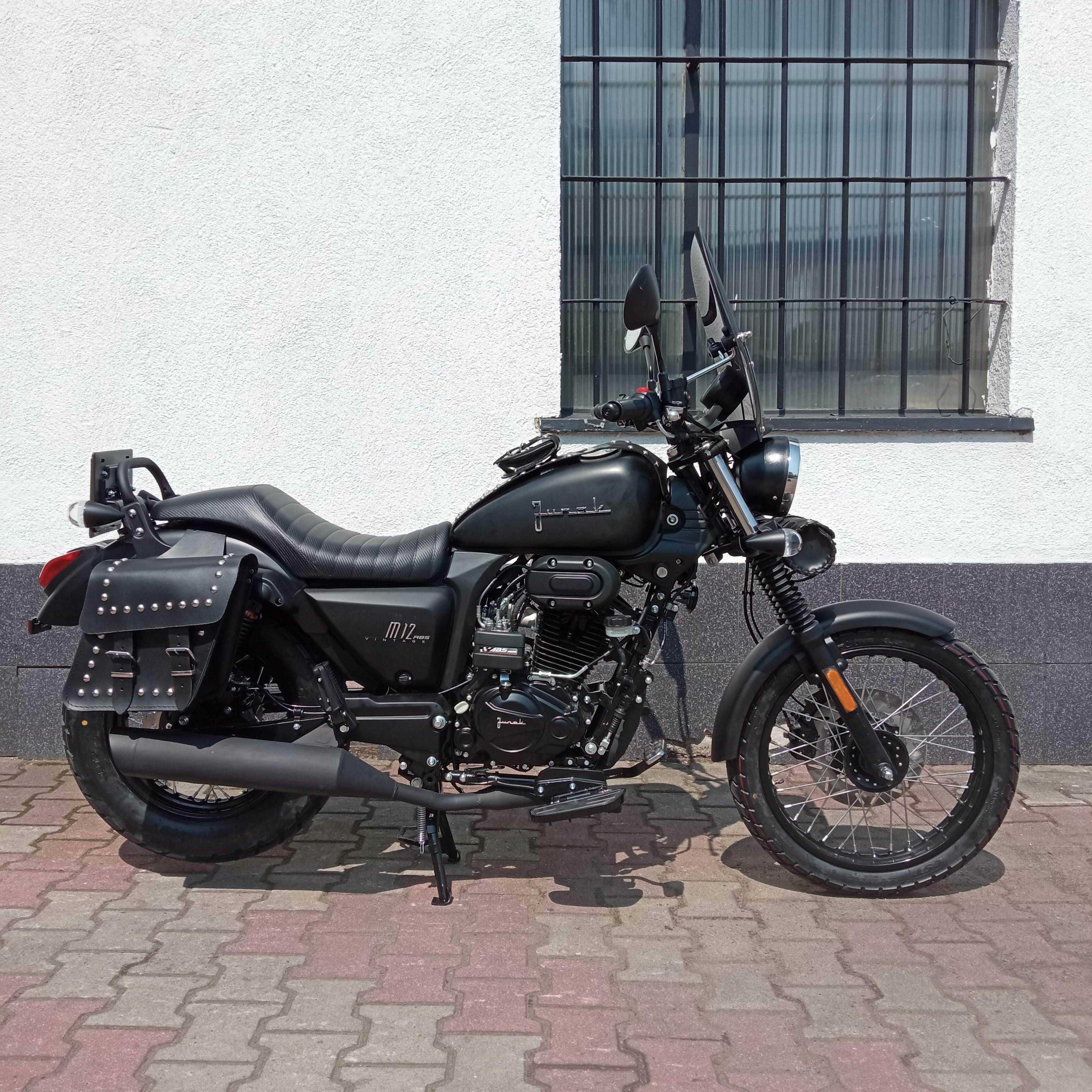 ABS +12,2KM JUNAK M12 Vintage 125 na prawko B SZYBA SAKWY PAS dostawa
