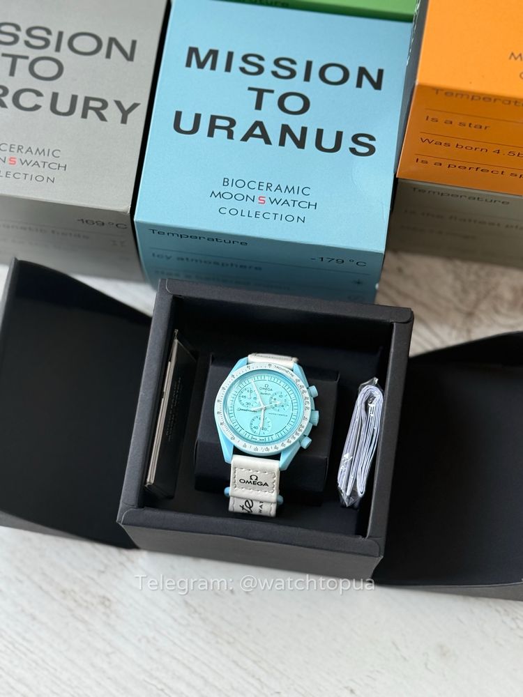 Годинник Omega x Swatch Speedmaster MoonSwatch – Mission to Uranus