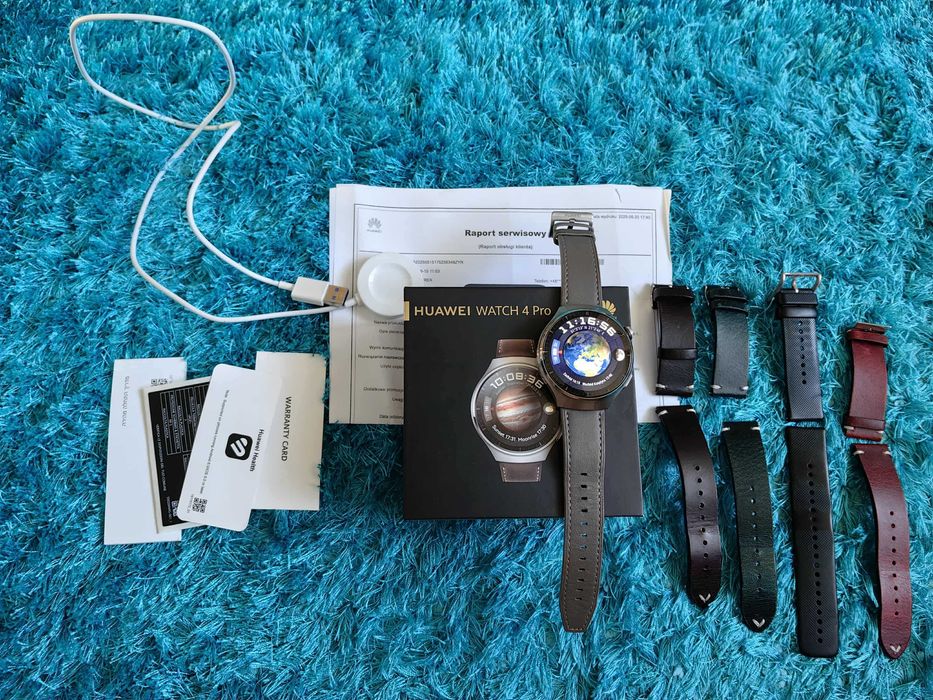 Huawei Watch 4 Pro Pełen Komplet LTE E Sim Stan J. Ideał Polecam !