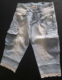Spodnie Cars jeans za kolano r.122-128 na 8 lat, nowe bez metki