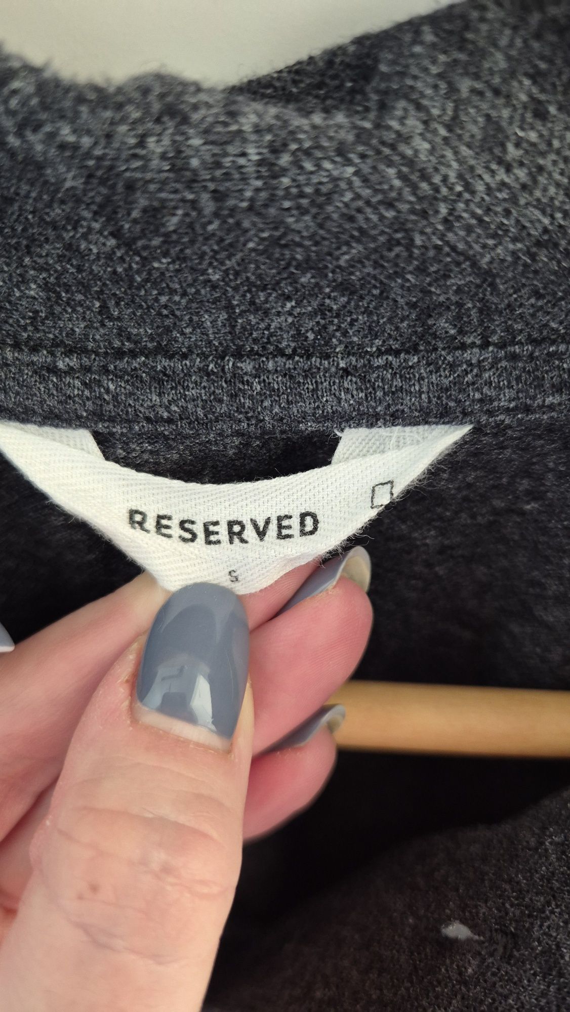 Męska grafitowa koszulka Polo Reserved Basic S