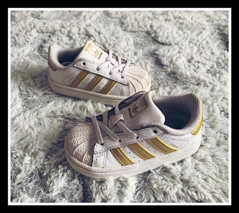 Adidas superstar 20 białe złote zadbane buty sportowe