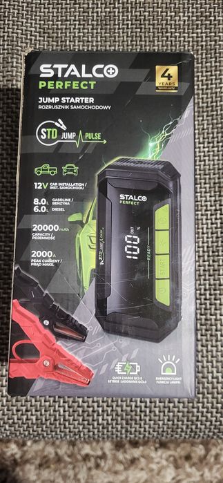Rozrusznik samochodowy powerbank latarka 20000 mAh 2000A