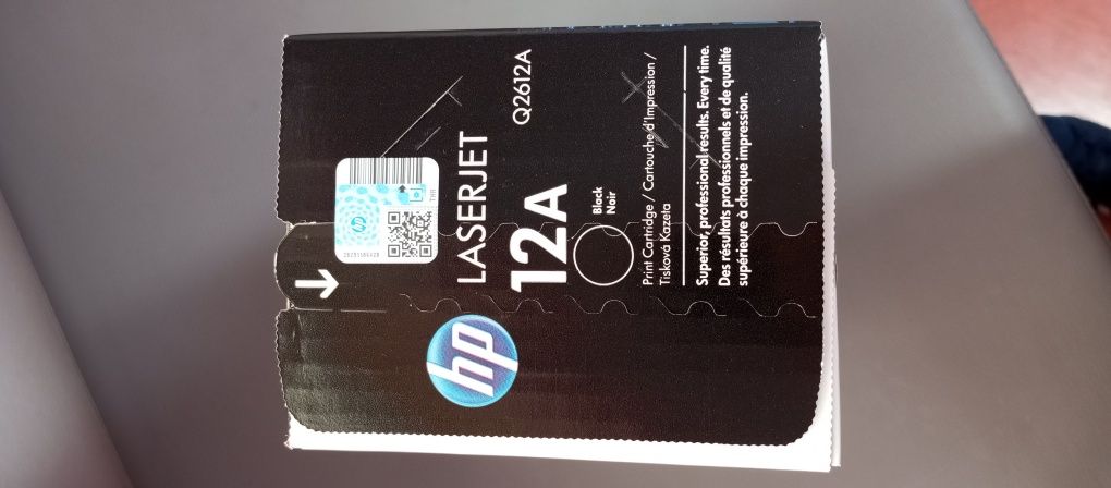 Toner HP Q2612A Preto Original LaserJet