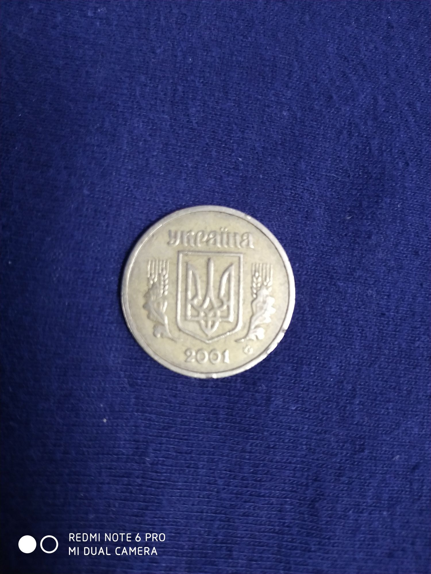 Одна гривня 2001 та 2006 років.