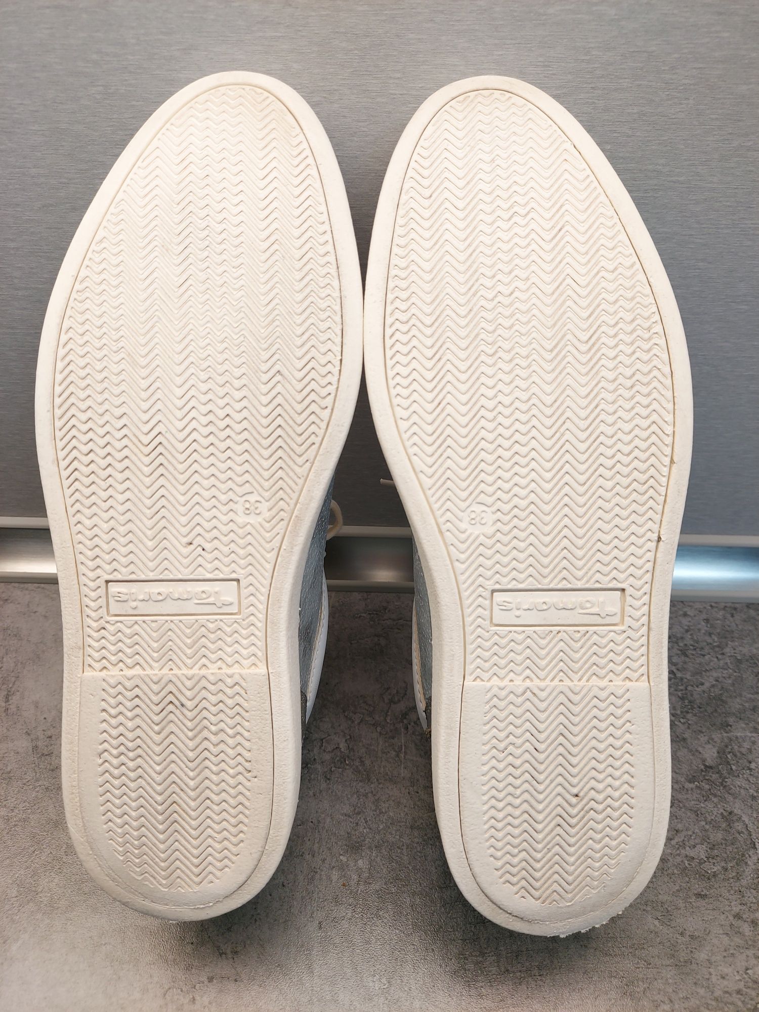 Sneakersy Tamaris roz.38 Touch It , skóra naturalna licowa, mokasyny