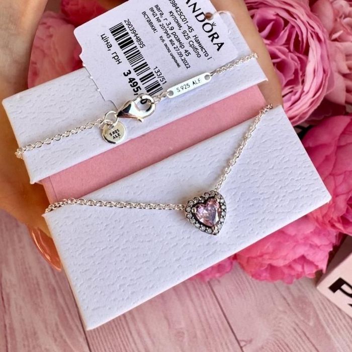 Намисто Pandora оригінал Пандора срібло нова прикраса