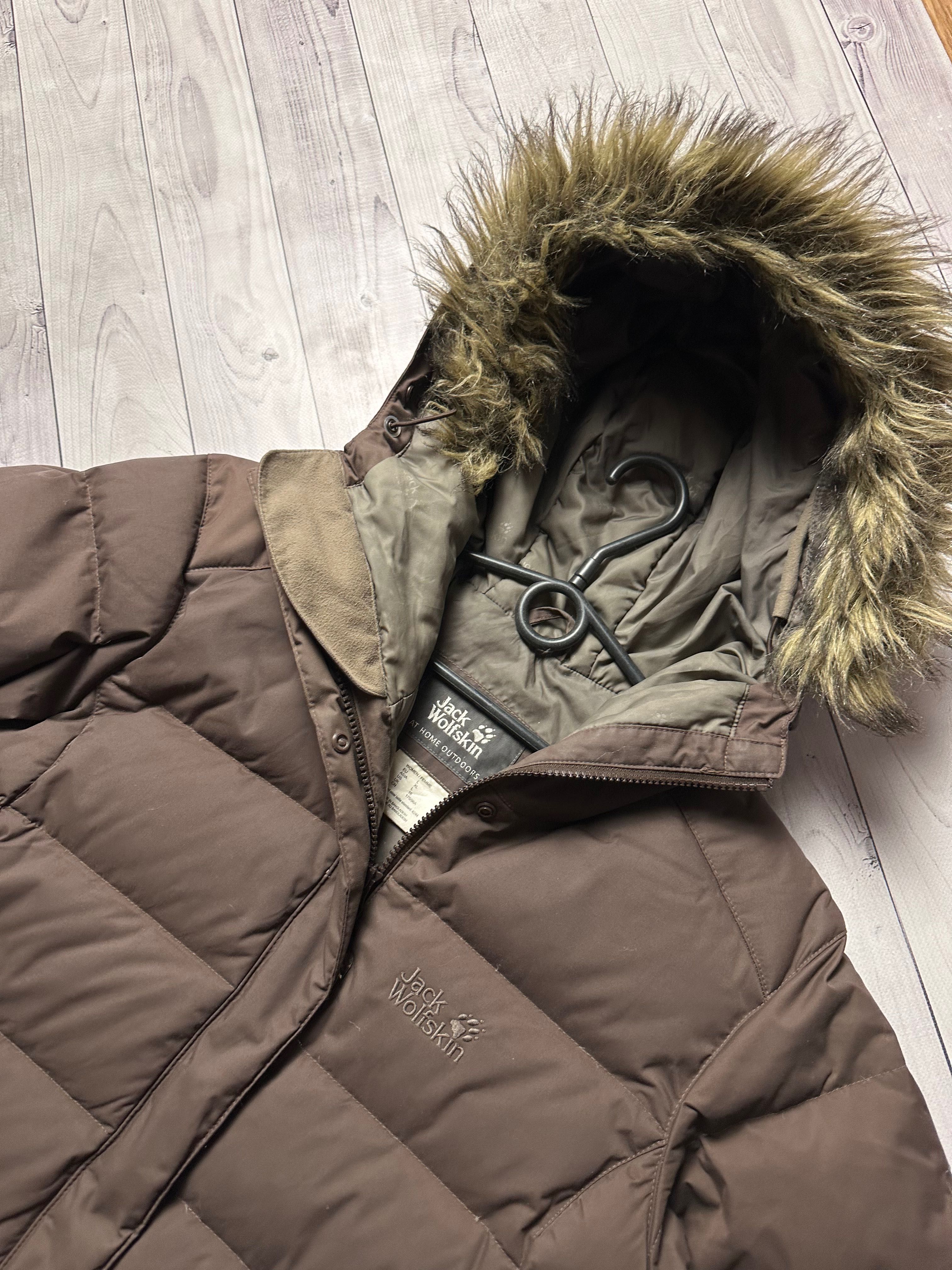Жіноча куртка пухова парка пуховик Jack Wolfskin