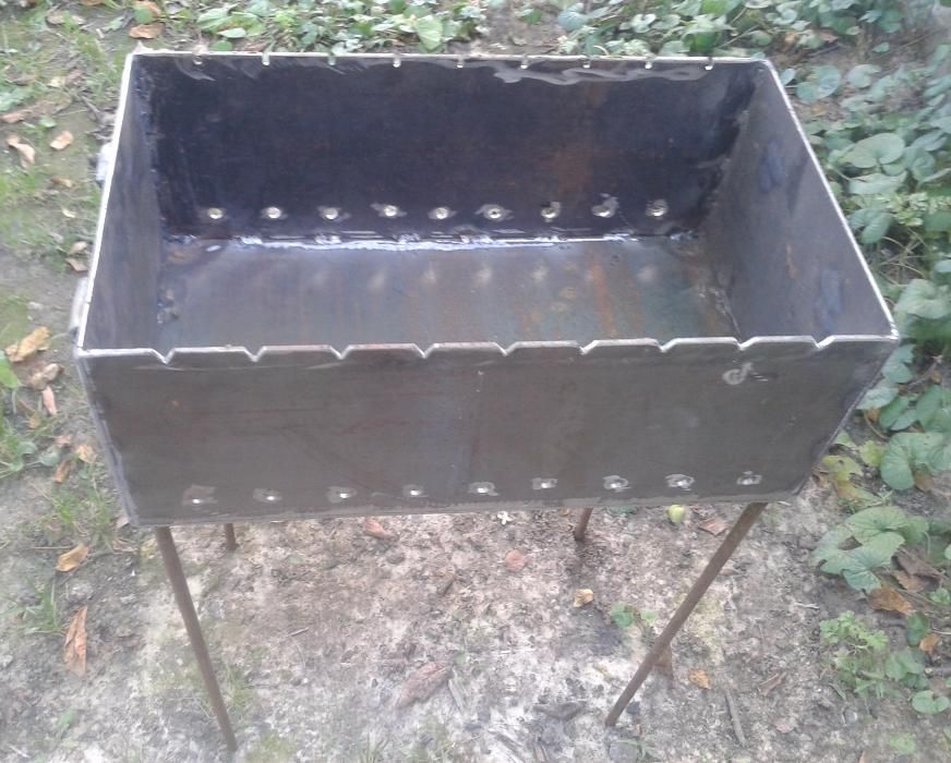 Мангал НОВИЙ товщина 3мм ш55 д35 в18 або розмір ПІД ЗАМОВЛЕННЯ ДЗВОНІТ