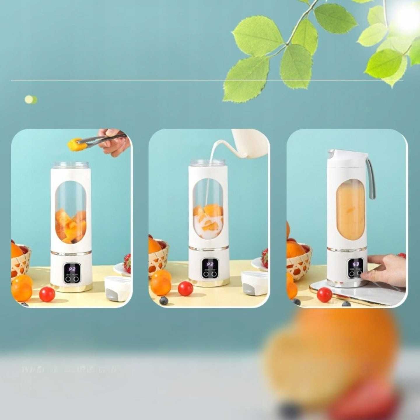 Bezprzewodowy przenośny blender - ładowany przez USB
