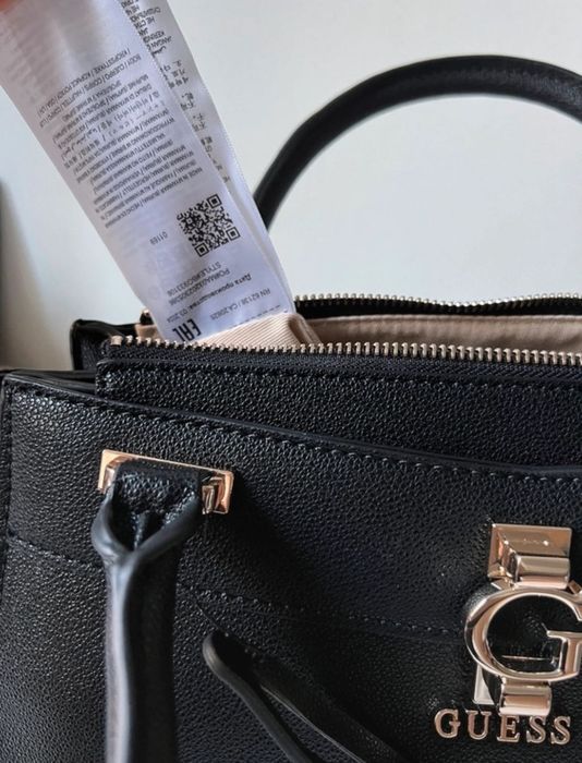 Torebka GUESS do ręki model Jorah czarna nowa