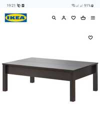 Ława stolik kawowy IKEA TRULSTORP ciemnobrazowy