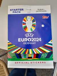 Caderneta Euro 2020 + Starter Pack Euro 2024