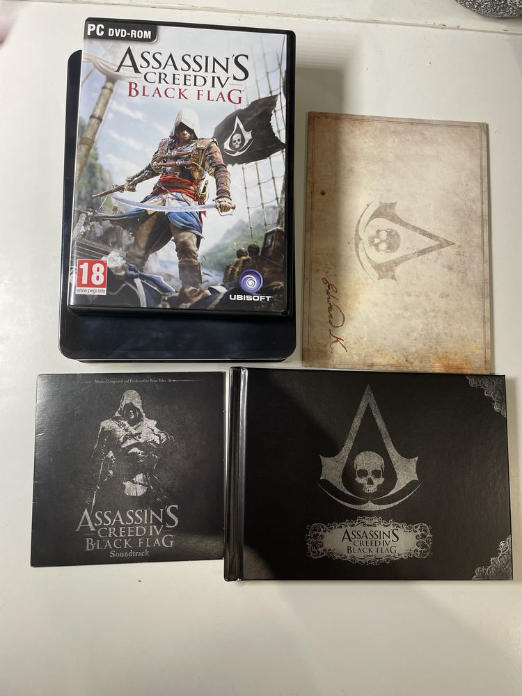 Assassin's creed IV Black Flag Artbook metalbox soundtrack