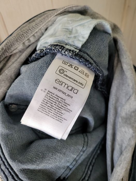 Jeansy ciążowe Esmara, rozm. 36; spodnie ciążowe; Nowe z metką